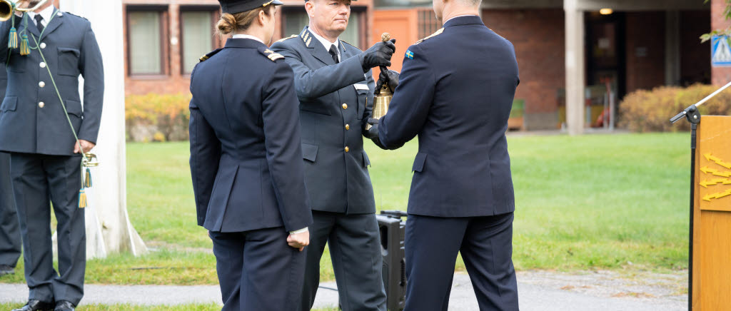 Ceremoni för METOCC vid överföring till Flygvapnet och F 16.