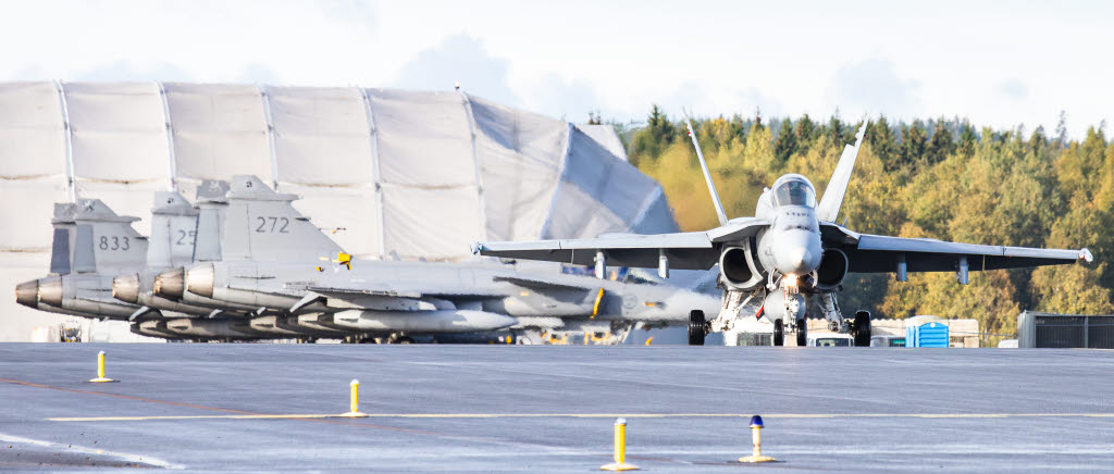 Flygvapnet deltar i Finlands största flygövning