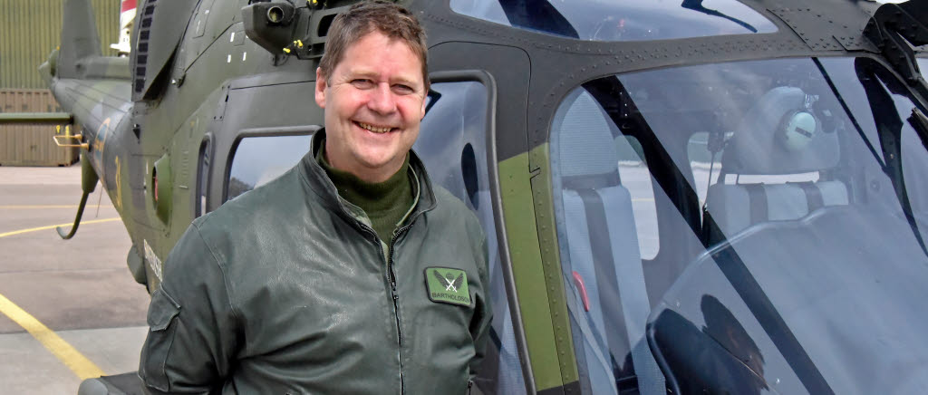 Kn Staffan Bartholdson, LSS, Flygskolan, helikopterlärare.