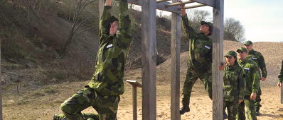 Från prova-på-helgen Military Weekend vid Lv 6 i Halmstad 1-3/4 2016.