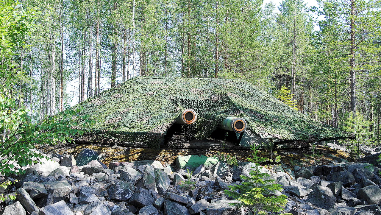 Siknäsbatteriet. Bilden är en del av forsvarsmakten.se/varhistoria.