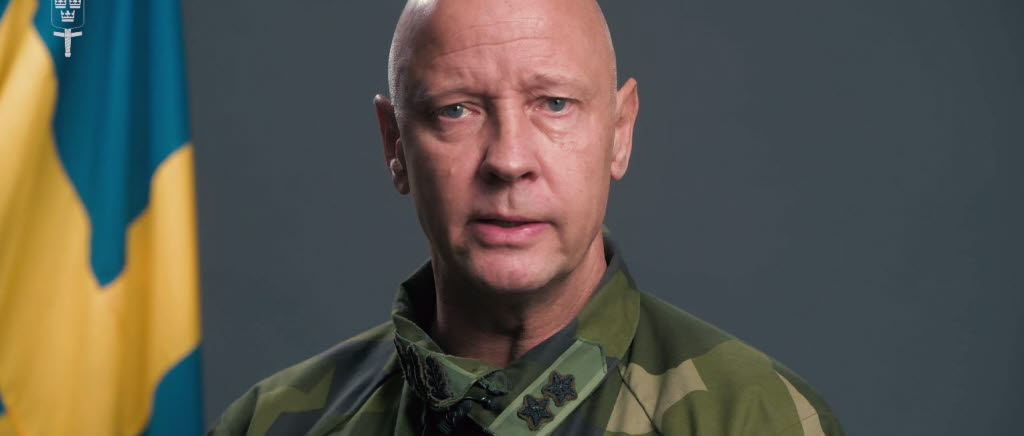 Visningsbild för film med arméchefen. 
