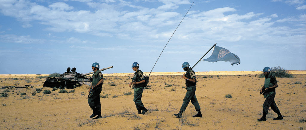 Fokus på FN-instatsen Unef II, Sinai. 