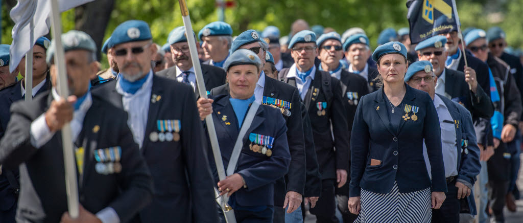Hjältarna hyllades vid veterandagen