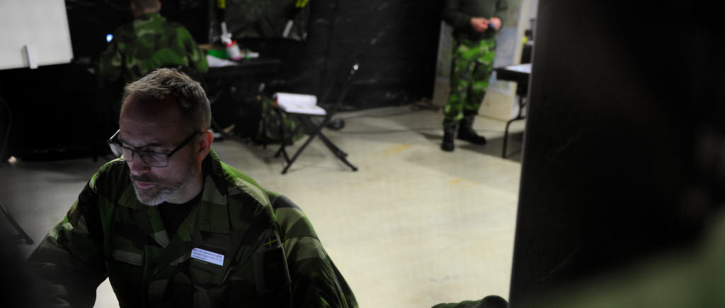 Stabschef Niclas Magnusson från F 21 under LTÖ 2018.