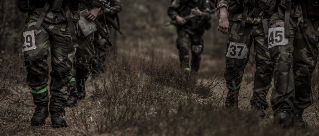 Soldater i skog