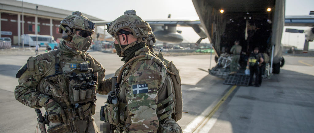 Specialförbandsoperatörer i Kabul.