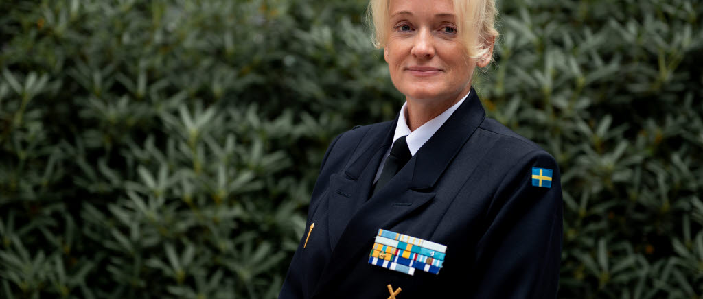 Lena Persson Herlitz, chef för ledningsstabens inriktningsavdelning.