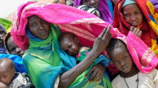 The Secretary General visited Sudanse refugees at Iridimi Camp in Chad.