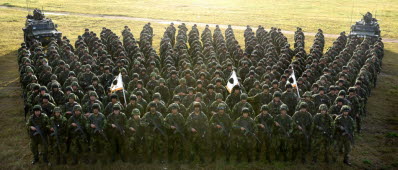 Livgardets och K3:s 7:e bataljon under Arméövning 15.