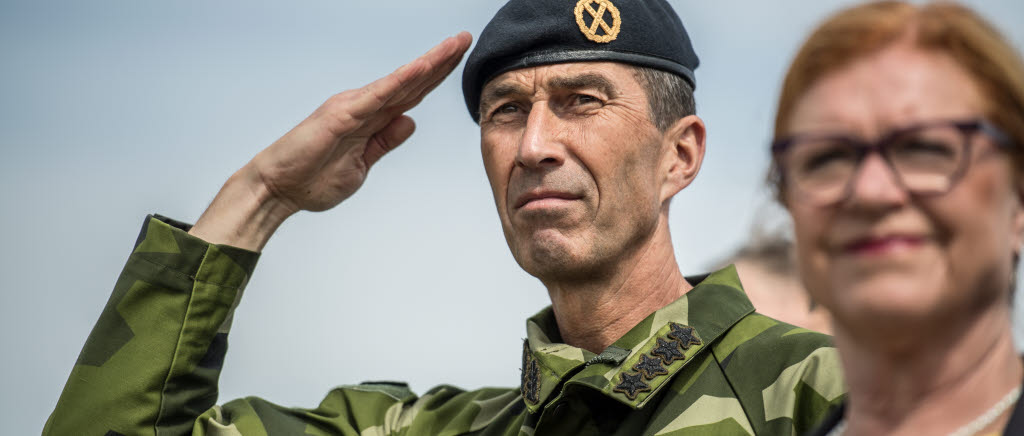 Invigning av p18 Gotlandsregemente.