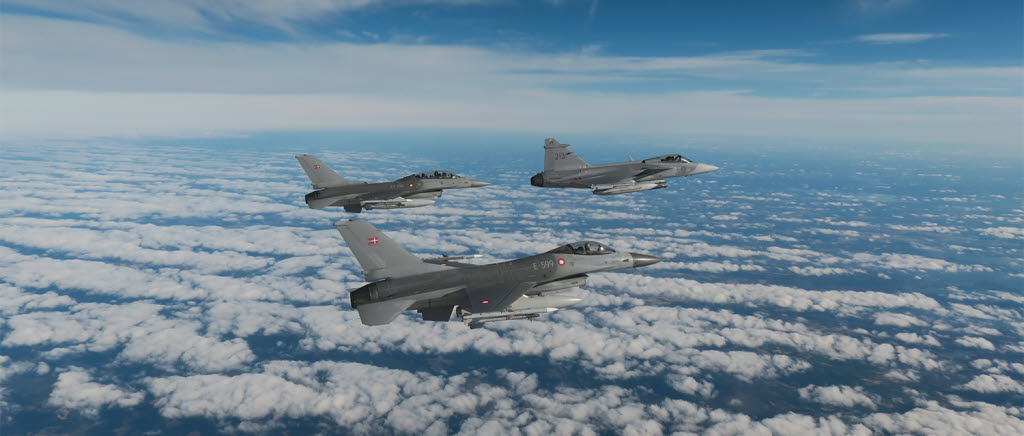 220310 Samövning med danska flygvapnet