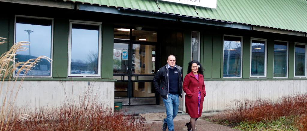 Utbildningsutvecklarna på FMTS, Magnus Persson och Lucy Larsson.