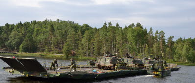 Däcksbro 200 som färja.