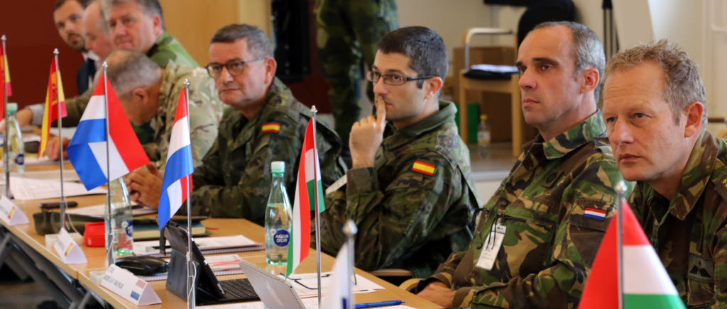 EARFC 2017. European Army Reserve Forces conference 2017 på Militärhögskolan i Halmstad.