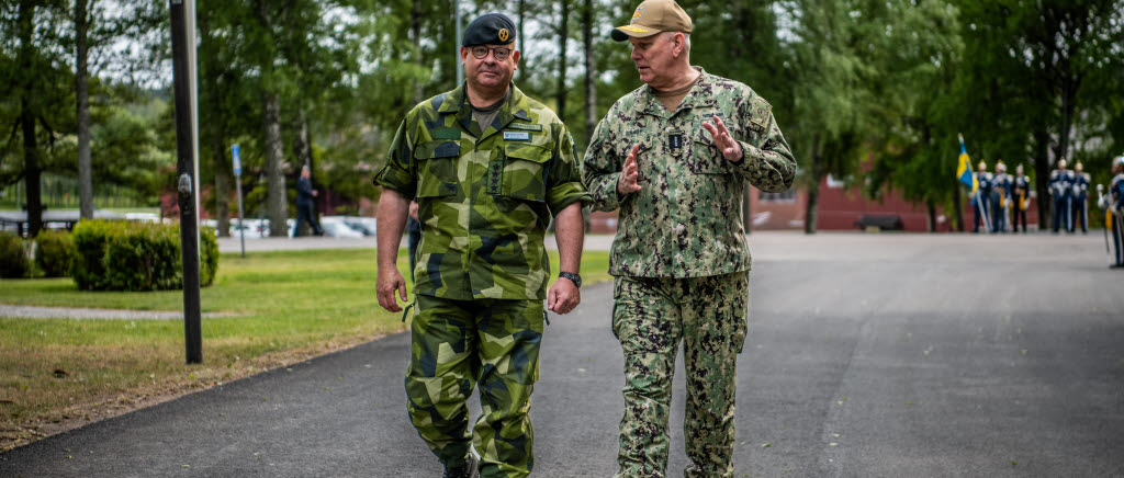 Amiral Grady på besök med ÖB som värd