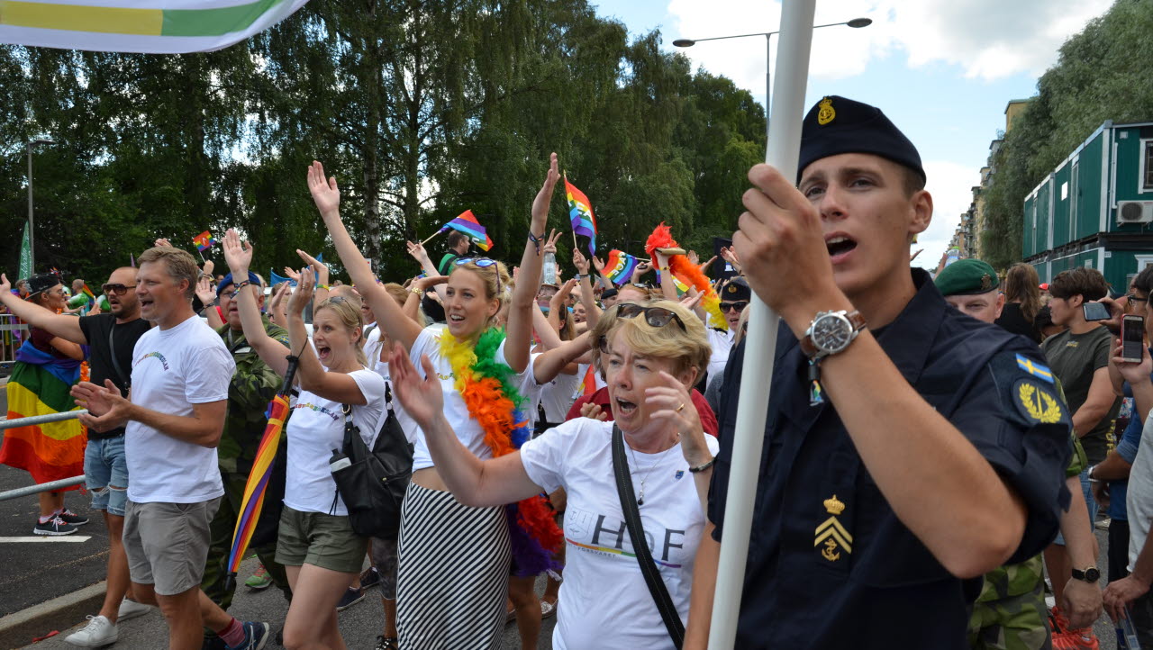 Stockholm Pride 2016. Tåget.