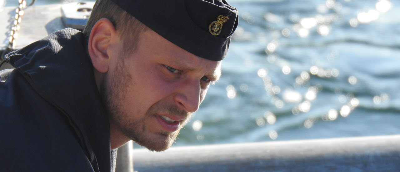 Håkan Palm är sjöman och jobbar som systemtekniker ombord på HMS Ven.