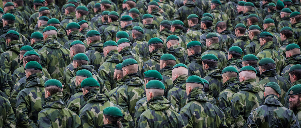 Älvsborgsregemente (AMF4) återinvigs av kronprinssessan