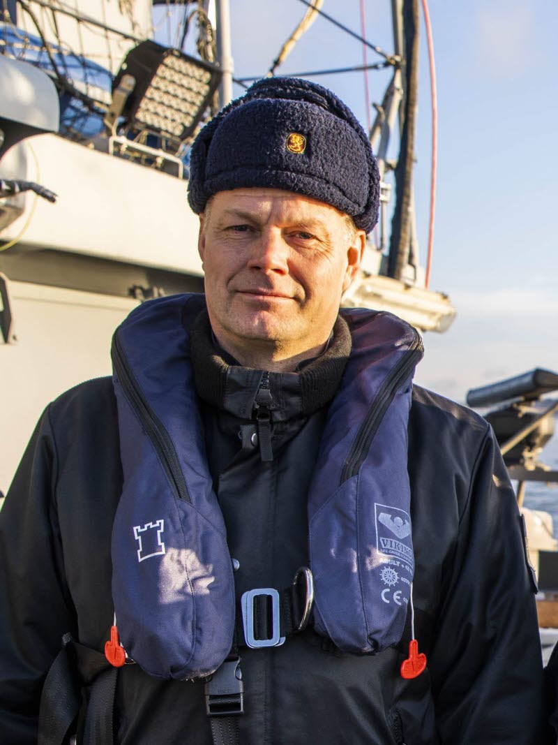 Freezing winds
Flottiljamiral Jukka Anteroinen, stabschef för finska marinen.