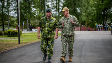 Amiral Grady på besök med ÖB som värd