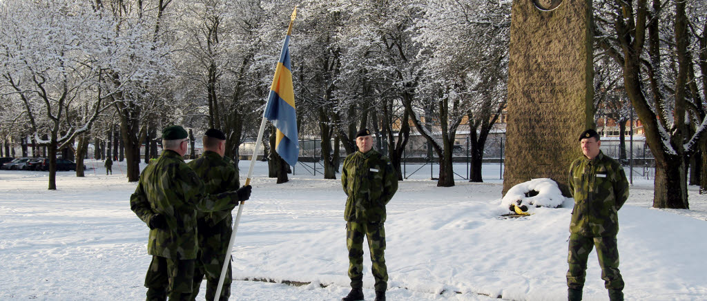 Ceremoni vid brigadschefsbyte 22 januari 2018