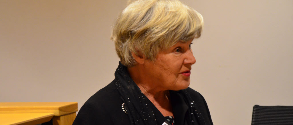 CMR Seminar på SWEDINT, Minister Elisabeth Rehn, Finland, ehn av många seminarietalare.