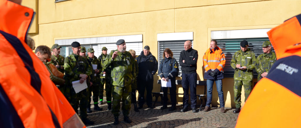Rekognosering inför värdlandsstödsmoment i Göteborg under Aurora 17.