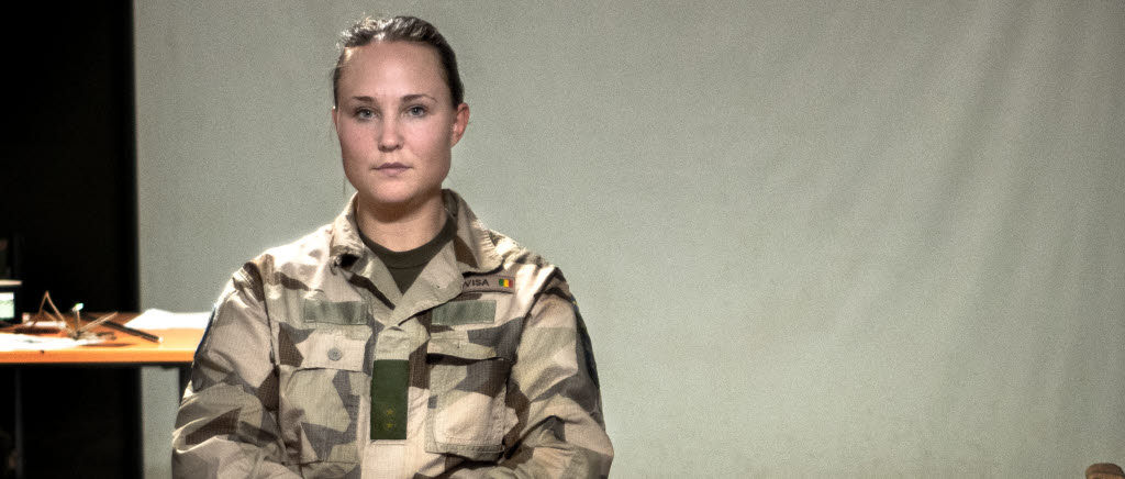 Stabsofficer fanjunkare Lovisa, Mali 07.