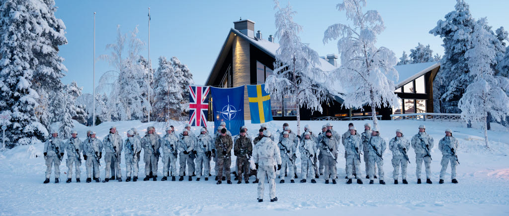 tio brittiska rangers tilldelas den svenska jägarbågen