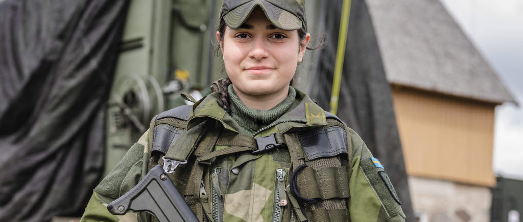 Soldat på sambandsenhet, Livgardet.
