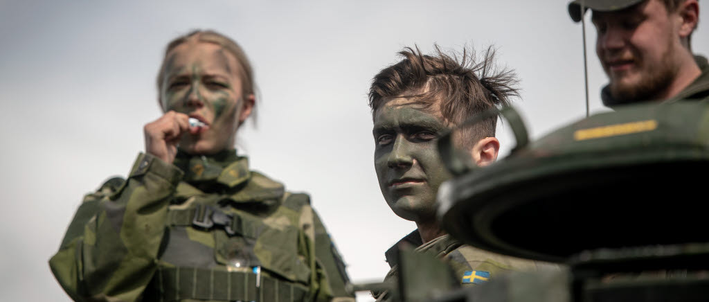 Soldater övar under Våreld 20. 