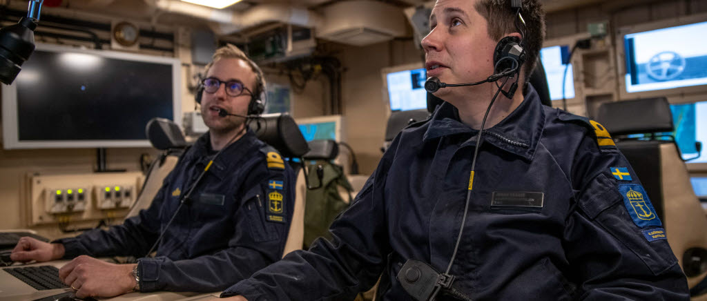 Stridsledningscentral HMS Gävle.