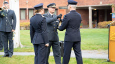 Ceremoni för METOCC vid överföring till Flygvapnet och F 16.