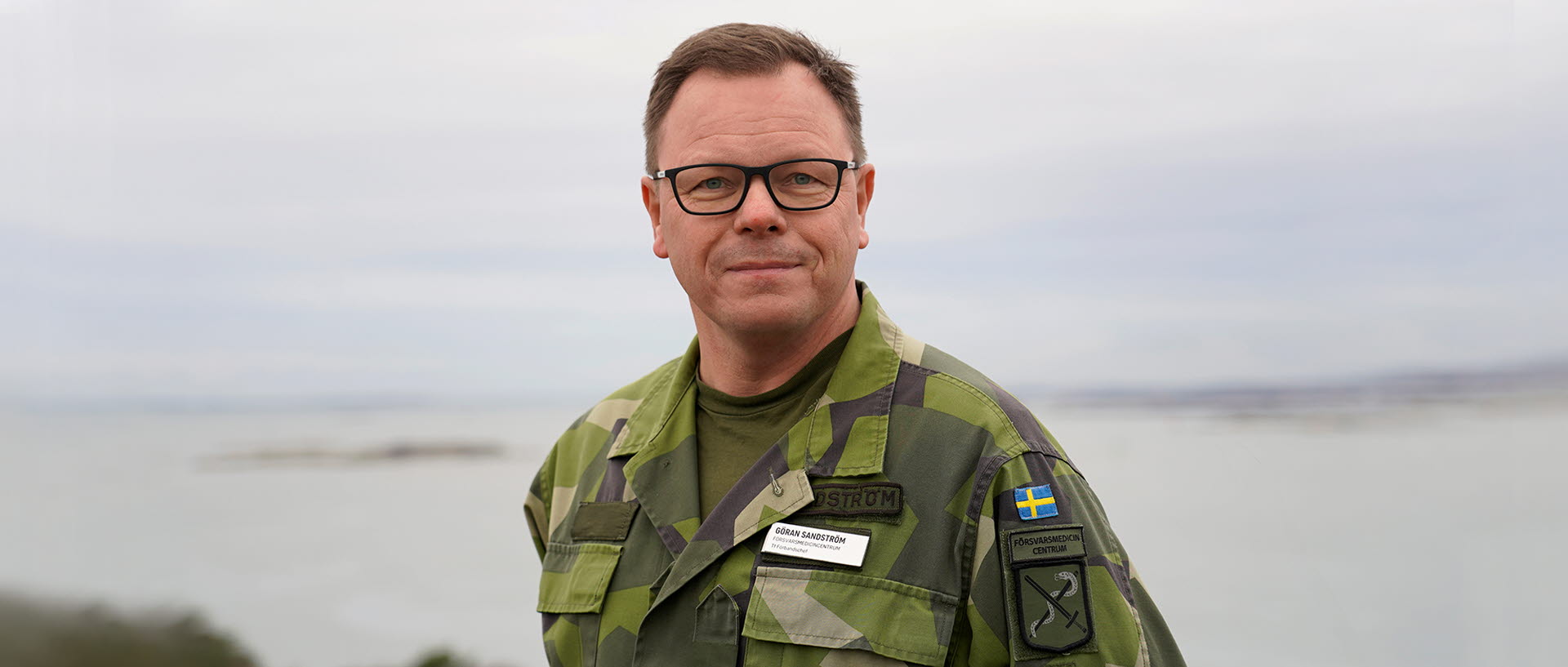Överstelöjtnant Göran Sandström., chef Försvarsmedicincentrum i Göteborg.