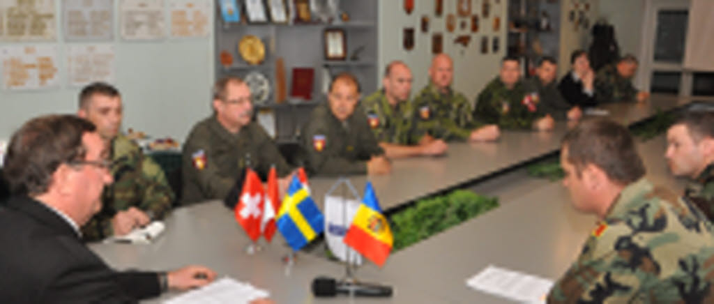 Invigningsceremonin vid militärakademin ”Alexander cel bun” i Chisinau. 