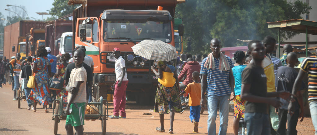 Bilder från Bangui, huvudstad i Centralafrikanska republiken.