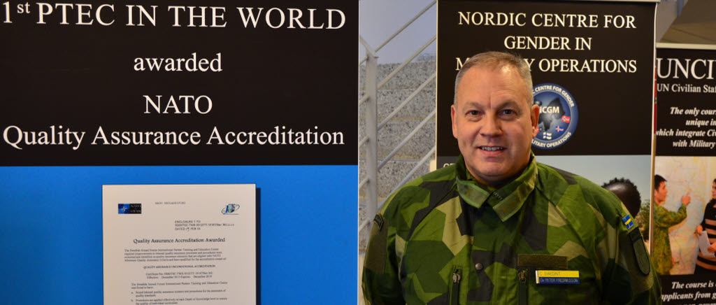 Ny Chef SWEDINT, Överste Peter Fredriksson