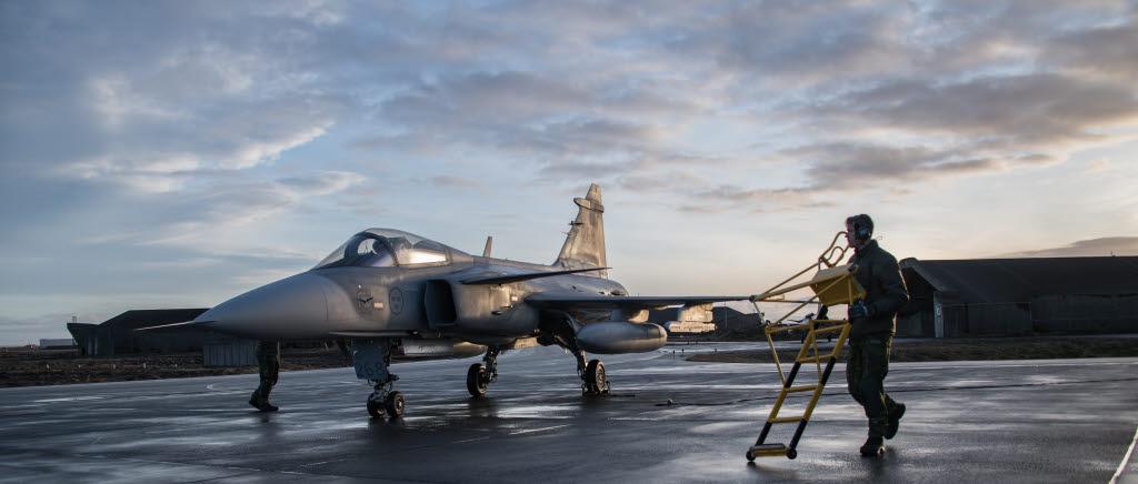 Jas 39 Gripen på Island