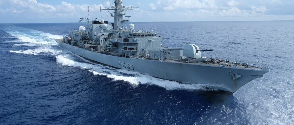 Fregatten HMS Richmond.