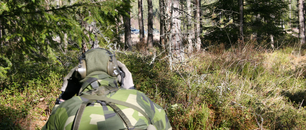 Fallskärmsjägar- och underrättelseskvadron övar spaning och bekämpning.
