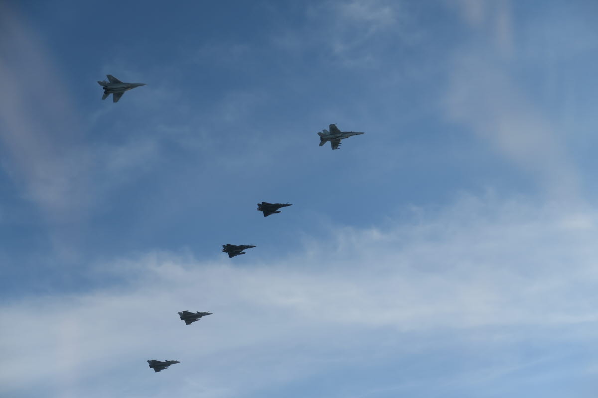 Gli aerei Gripen di Ronneby hanno partecipato alle esercitazioni NATO sulla Polonia