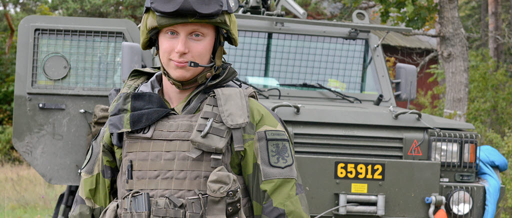 Aurora 17 Gotland EOD Adam Karlsson, amröjsoldat.
