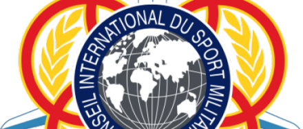 CISM logotyp (vapensköld) - Den militära internationella idtotts- och tävlingsorganisationen
