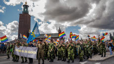 Försvarsmakten deltog i Stockholm Pride