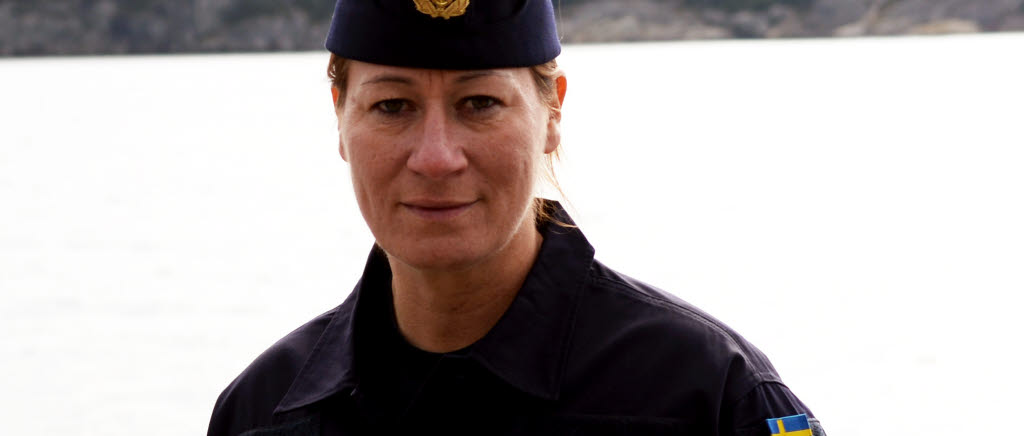 Ewa Skoog Haslum, chef för Fjärde sjöstridsflottiljen.