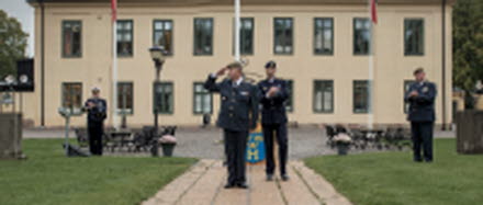 Stefan Sandborg precis efter att han befordrats till generalmajor av överbefälhavaren. 

Fredagen den 31 augusti 2018 efter 13 år på posten avgick rikshemvärnschefen generalmajor Roland Ekenberg under en ceremoni på Hemvärnets stridsskola (HvSS).

Hans efterträdare är Stefan Sandborg (tidigare chef andra brigaden) som under ceremonin befordrades till generalmajor.