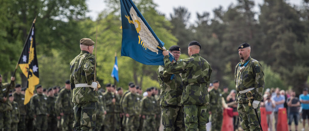 Försvarsmakten Gotland P 18 invigning