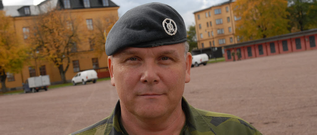 Morgan Larsson, kurschef vid Logistikskolan.
