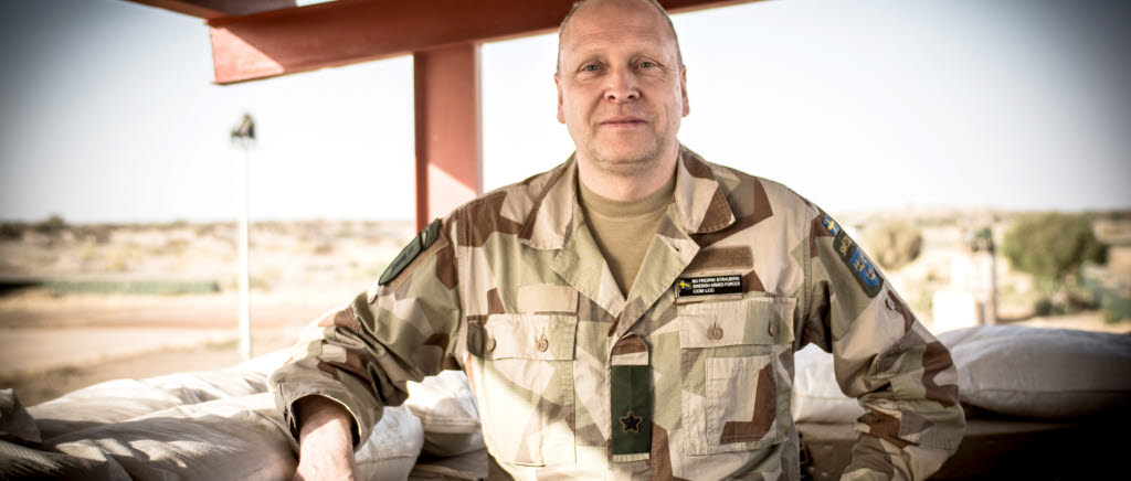Armétaktiskt chef, brigadgeneral Fredrik Ståhlberg. - Ni är ett förband med ett tydligt intresse för att lösa uppdraget.